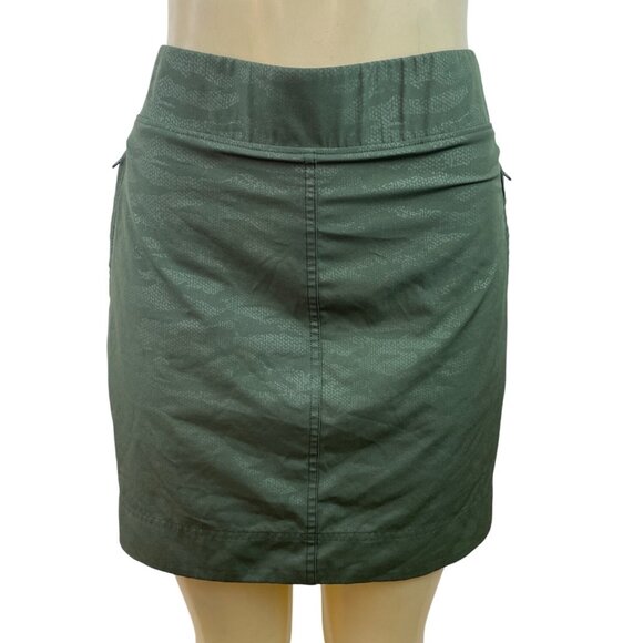 Orvis Dresses & Skirts - Orvis Women's Olive Green Tube Skirt With Built-In Shorts & Zipped Pockets Sz L
